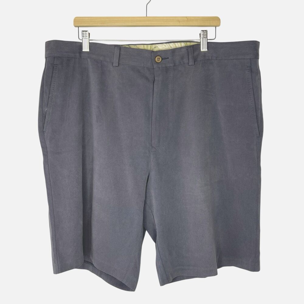 Tommy Bahama Shorts Men’s 40 Blue Corduroy Bermuda Beach Outdoor 10" Inseam